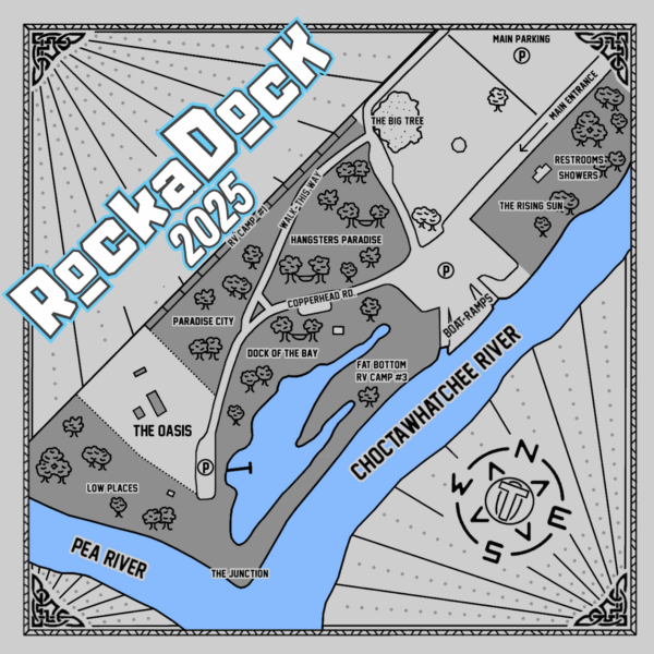 RD Map 1 RockaDock Car Camping Site